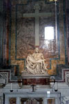 Ватикан - в1496 году Микеланджело переехал в Рим, где и создал свой первый шедевр - скульптуру "Пиета" (1498-1499 гг.) для собора Святого Петра. На тот момент Микеланджело было 25 лет.